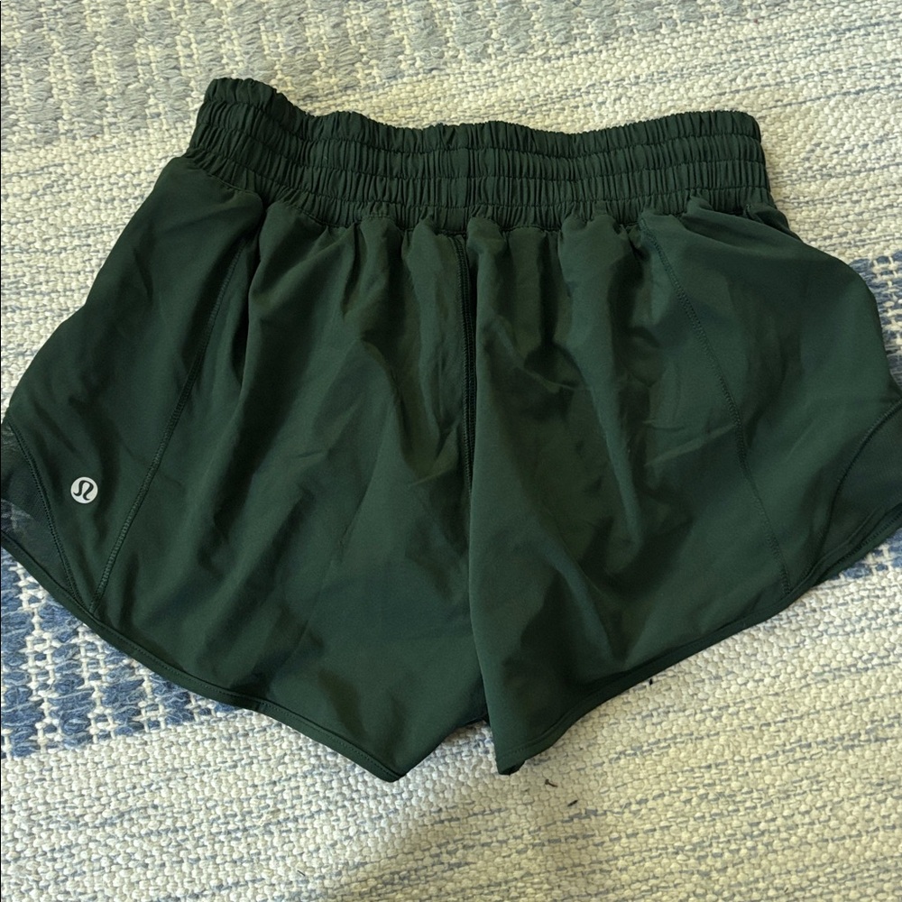 Lululemon Athletica Forest Green Athletic Shorts - Picture 4 of 4